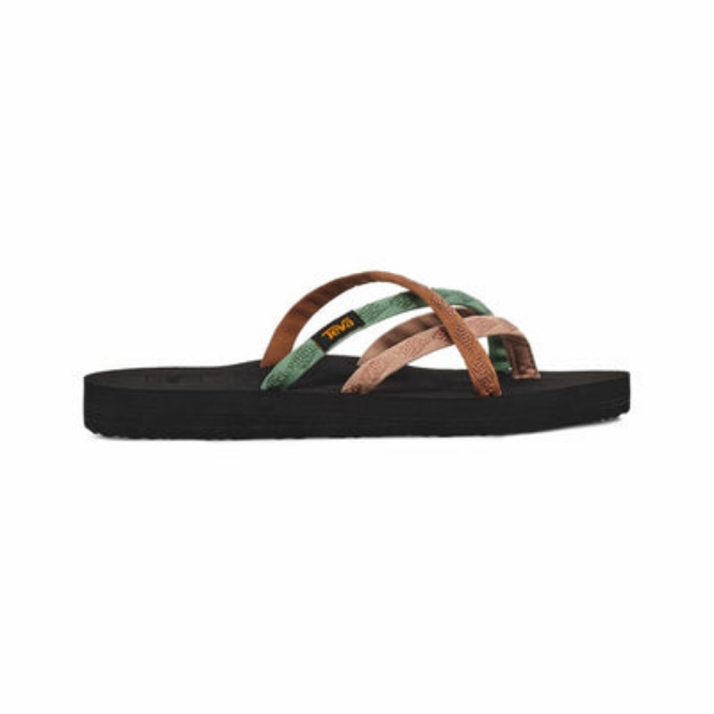 Teva Women's Olowahu Sandals In Mixed B Maple Sugar Multi Size 9